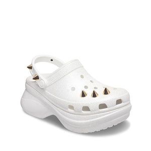 Crocs Classic Bae Glitter Stud Platform Clog